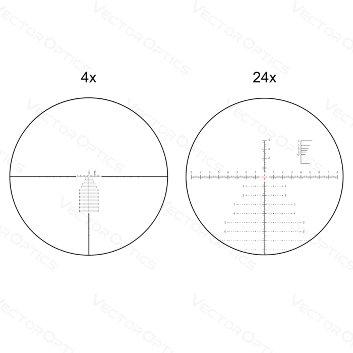 Vector Continental Tac FFP 3-18x50, MIL/MIL - Bilde 8